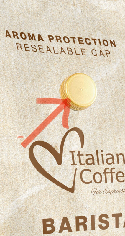 Italian coffee™️ BARISTA Crema espresso зрно 1kg