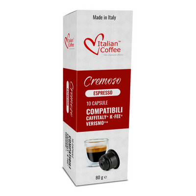 Italian coffee™️ Caffeitaly Cremoso x10 пар.