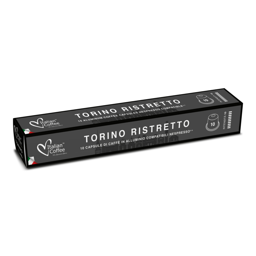 Italian coffee™️ Nespresso Prime Aluminium Тorino Ristreto espresso x10