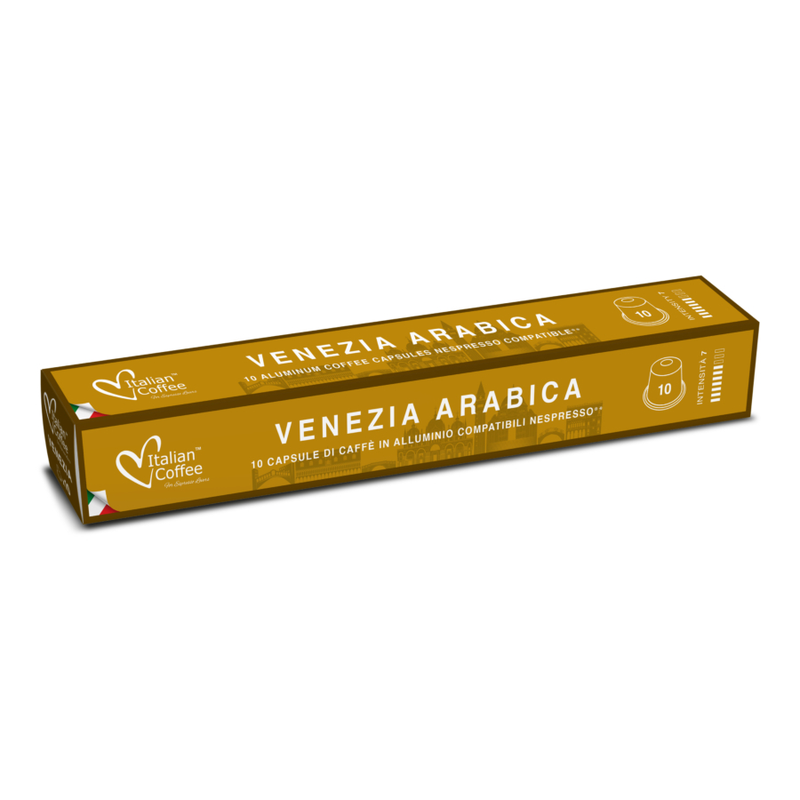 Italian coffee™️ Nespresso Prime Aluminium Venezia Arabica espresso x10