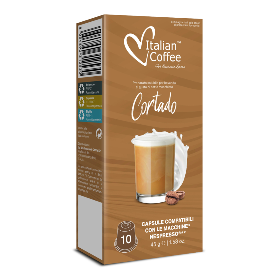 Italian Coffee™️comp. Nespresso*Cortado Machiatto Макијaто х10капсули