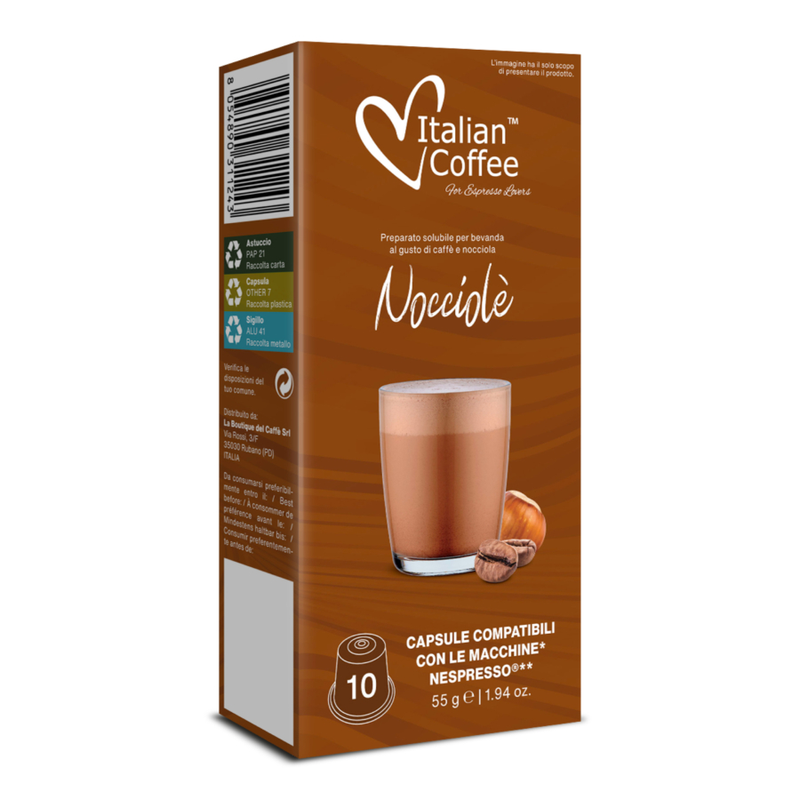 Italian Coffee™️comp. Nespresso*Hazelnut Machiatto Макијaто х10капсули