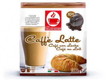 Tiziano Bonini Dolce Gusto Caffe Latte 10 пар.