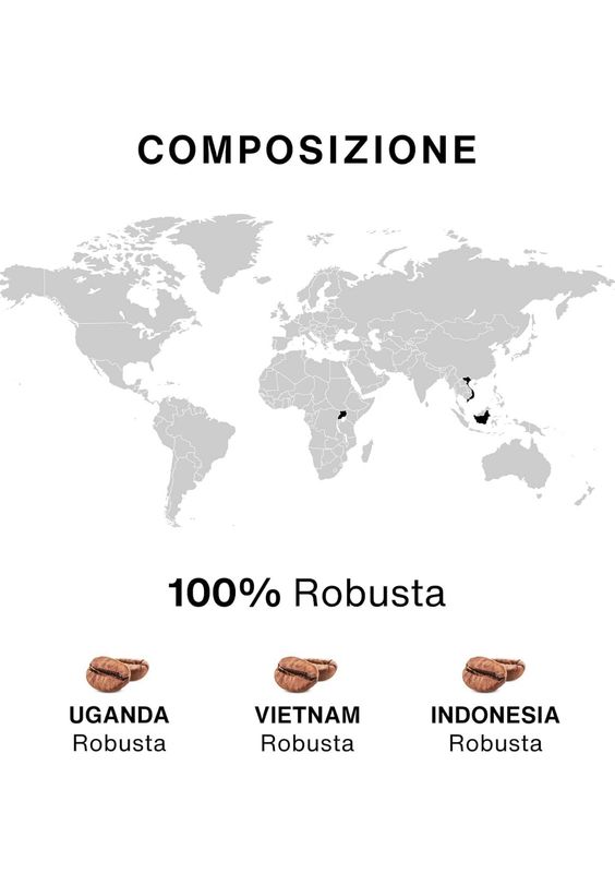 Italian Coffee Modo Mio Napoli Ristreto Robusta  x16 капсули
