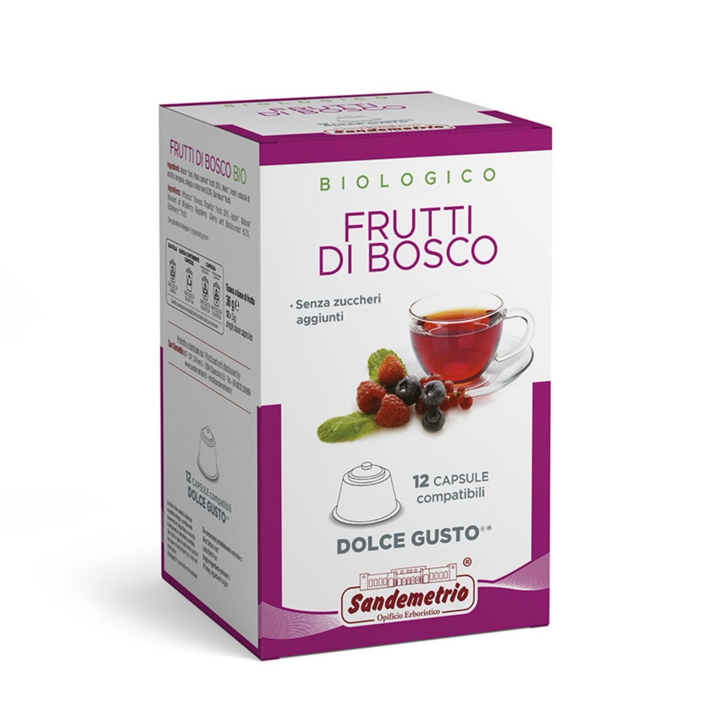 SanDemetrio Dolce Gusto Frutti Di Bosco шумски Чај х12