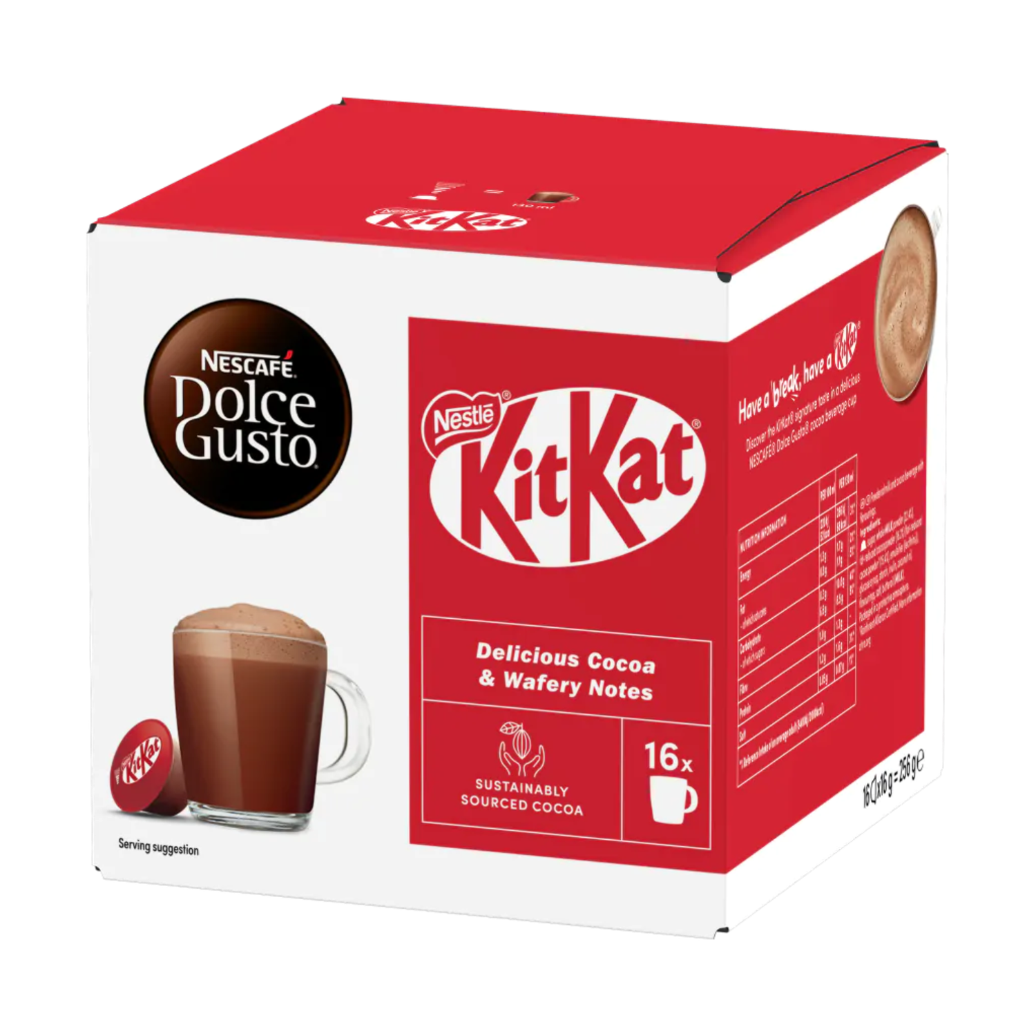 Nescafe Dolce Gusto Nestle Kit Kat Hot Chocolate 16