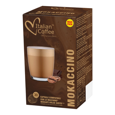 Italian Coffee Dolce Gusto  Chocolate Cappuccino family pack x30 капсули