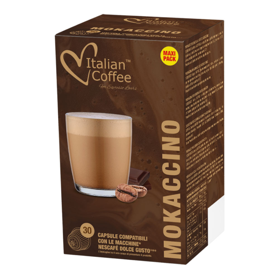 Italian Coffee Dolce Gusto  Chocolate Cappuccino family pack x30 капсули