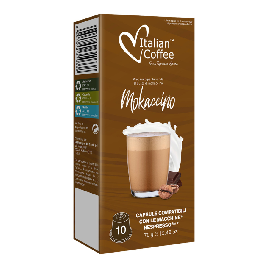 Italian Coffee™️comp. Nespresso* Mokaccino Чоко Макијато х10капсули