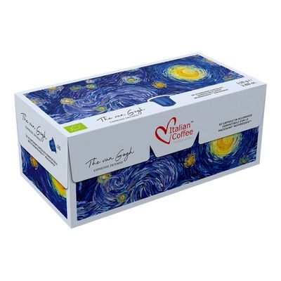 Italian Coffee Nespresso Aluminum Van Gogh espresso  x20 капсули