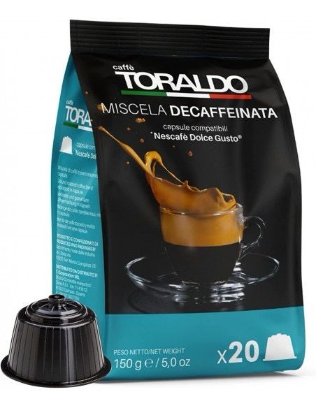 Toraldo Dolce Gusto DECAF декофеинско еспресо  х20 капсули