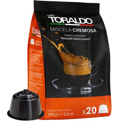Toraldo Dolce Gusto CREMOSA espresso x20 капсули