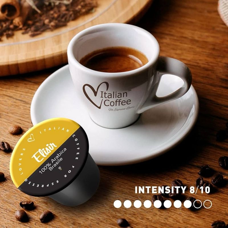 Italian Coffee Lavazza Blue Elissir 100% Arabica espresso x50 капсули