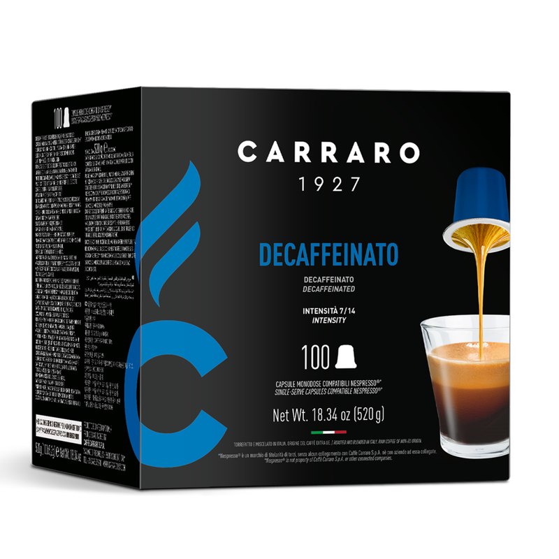 Carraro Nespresso Decaffeinato 100 пар