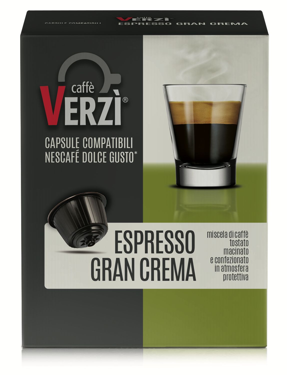 Verzi Dolce Gusto GRAN CREMA espresso x30 капсули