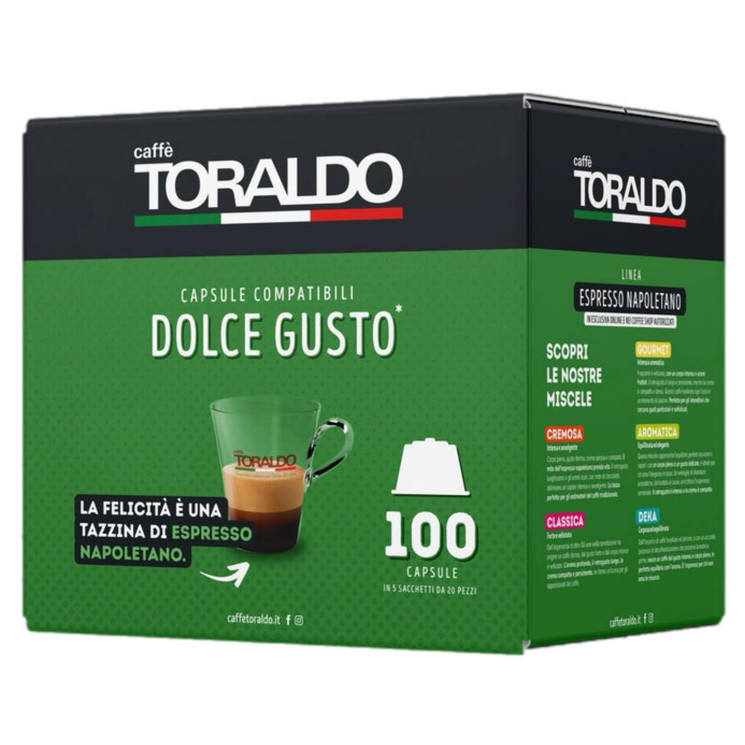 Toraldo Dolce Gusto AROMATICA espresso х100 капсули