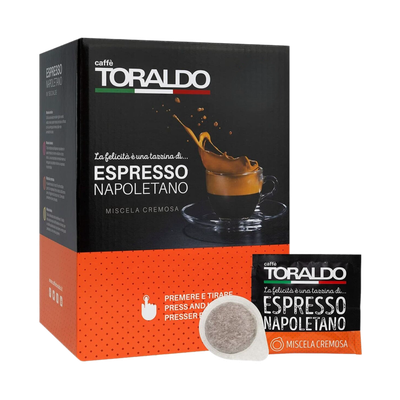 Toraldo CREMOSA Napoletano espresso ESE хартиени патрони х100 парчиња
