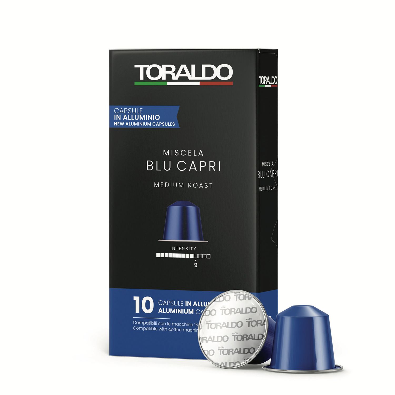 Toraldo Nespresso Aluminium BLU CAPRI special edition х10