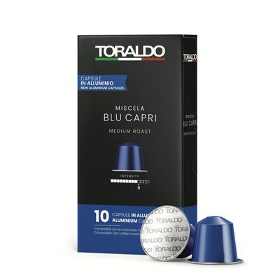 Toraldo Nespresso Aluminium BLU CAPRI special edition х10 Toraldo Nespresso Aluminium BLU CAPRI special edition х10