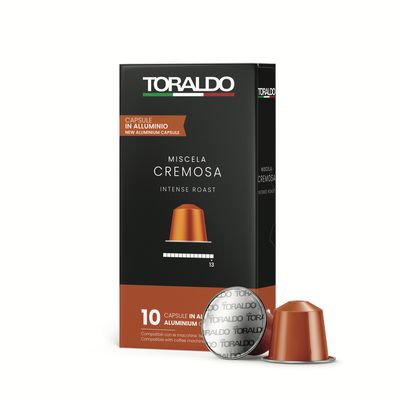 Toraldo Nespresso Aluminium CREMOSA special edition х10 Toraldo Nespresso Aluminium CREMOSA special edition х10