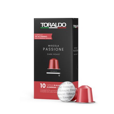 Toraldo Nespresso Aluminium PASSIONE special edition х10 Toraldo Nespresso Aluminium PASSIONE special edition х10
