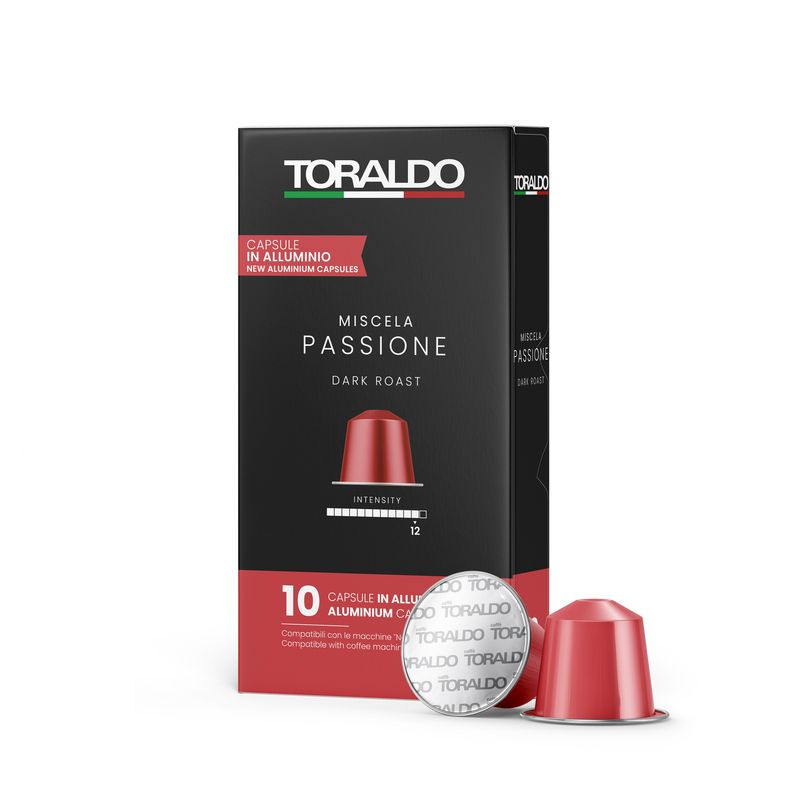 Toraldo Nespresso Aluminium PASSIONE special edition х10 Toraldo Nespresso Aluminium PASSIONE special edition х10