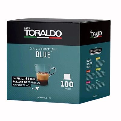 Toraldo Lavazza Blue CREMOSA 80% Арабика x100 капсули Toraldo Lavazza Blue CREMOSA 80% Арабика x100 капсули