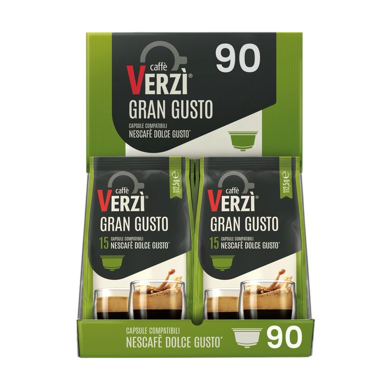 Verzi Dolce Gusto GRAN GUSTO espresso x90 капсули Verzi Dolce Gusto GRAN GUSTO espresso x90 капсули