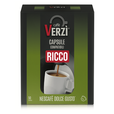 Verzi Dolce Gusto RICCO espresso x50 капсули Dolce Gusto Ricco espresso Verzi