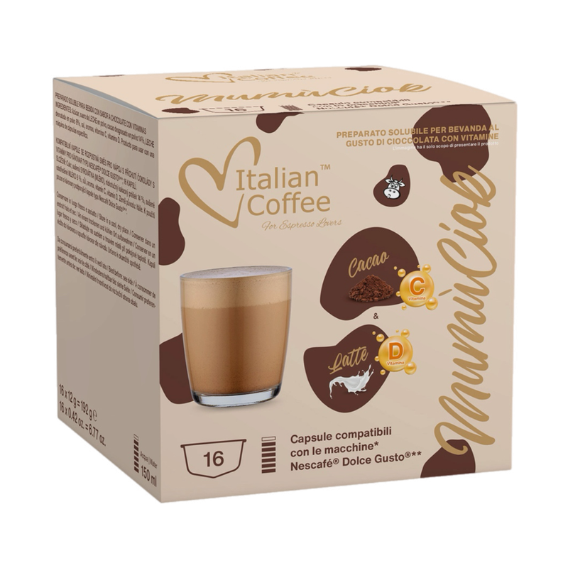 Italian Dolce Gusto MumuCiok млечно Чоколадо x16 капсули Italian Dolce Gusto MumuCiok млечно Чоколадо x16 капсули