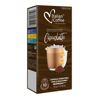 Italian Coffee  Nespresso Miniciok Мини Топло Чоколадо х10парчиња