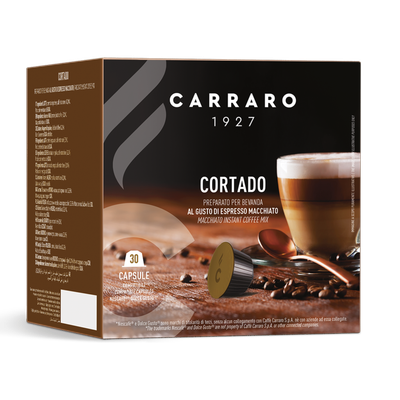 Carraro Dolce Gusto CORTADO Макијато/капучино  х30капсули