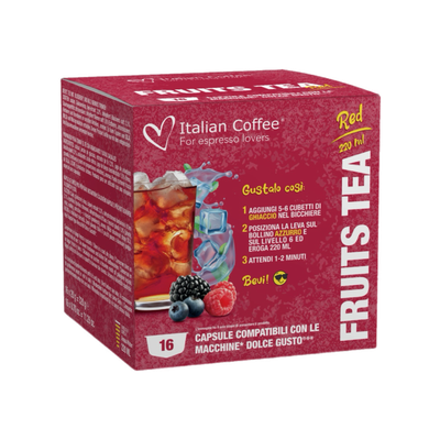 Italian Coffee Dolce Gusto Red Fruit Tea x16 капсули Italian Coffee Dolce Gusto Red Fruit Tea x16 капсули