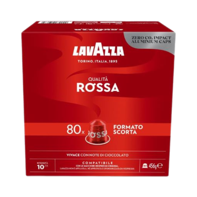 Lavazza Nespresso Aluminium ROSSA x80 капсули Lavazza Rossa Nespresso kapsuli