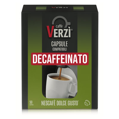 Verzi Dolce Gusto Decaffeinate espresso x50 капсули Nescafe Dolce Gusto decaf espresso Verzi