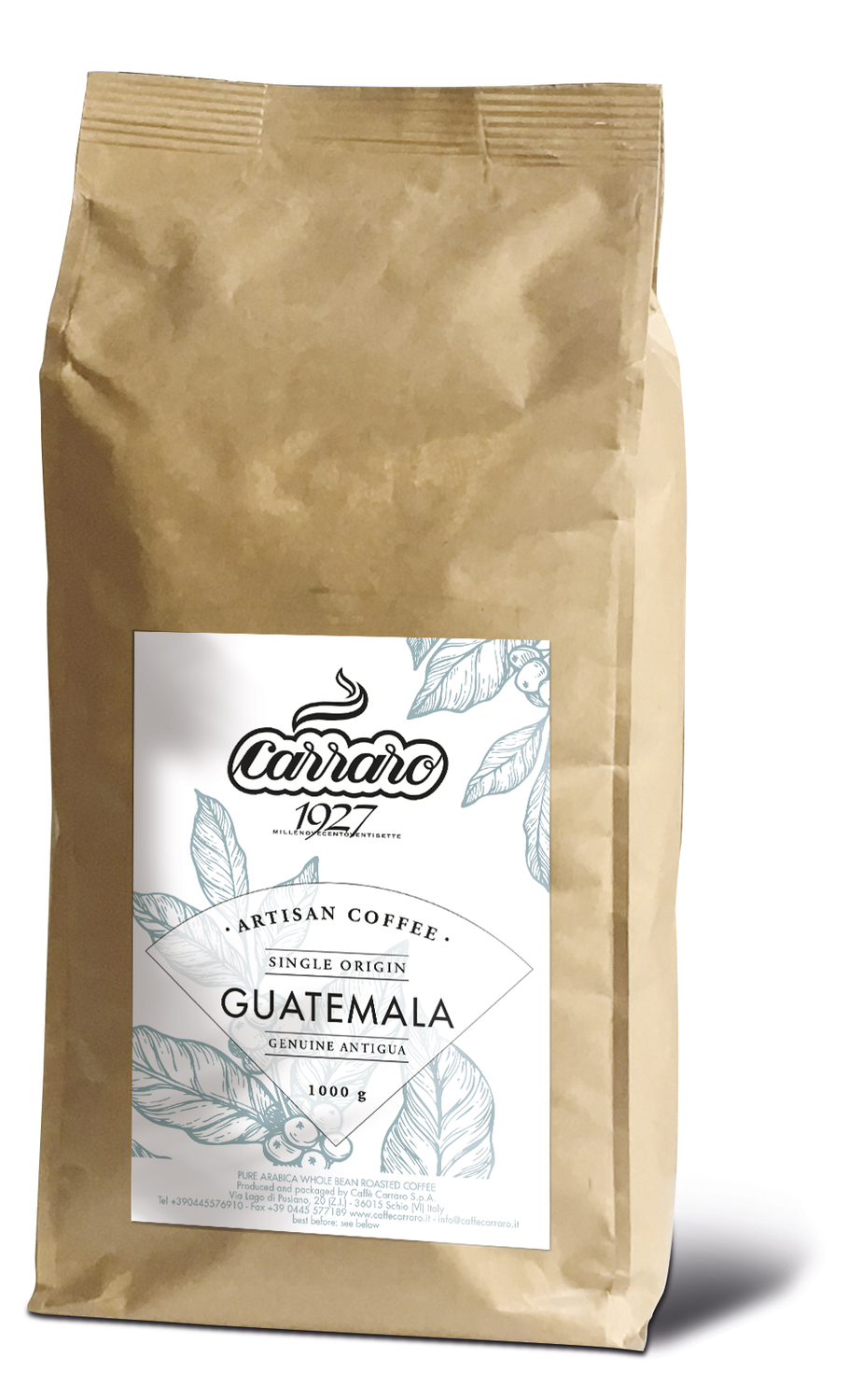Carraro Guatemala Antigua Specialty Artisan Arabica еспресо зрно 1 кг