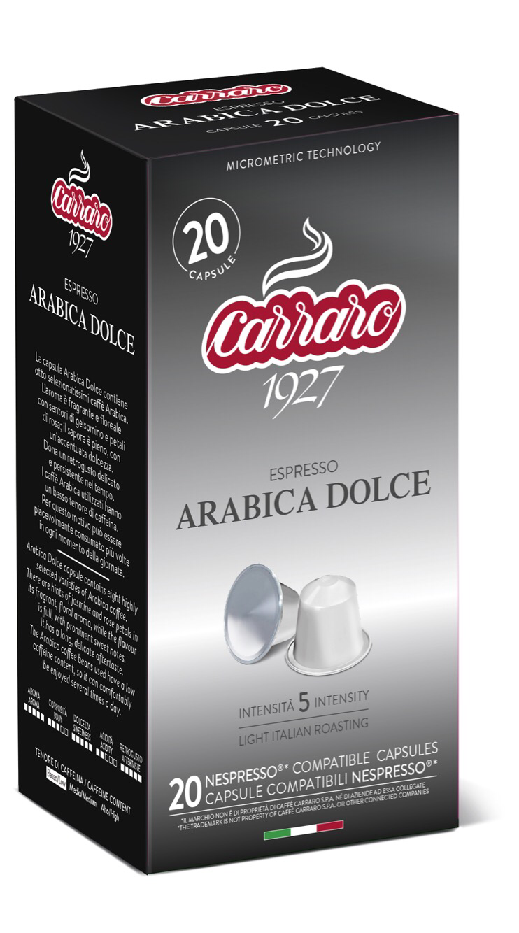Carraro Arabica Dolce Nespresso comp. 20 парчиња