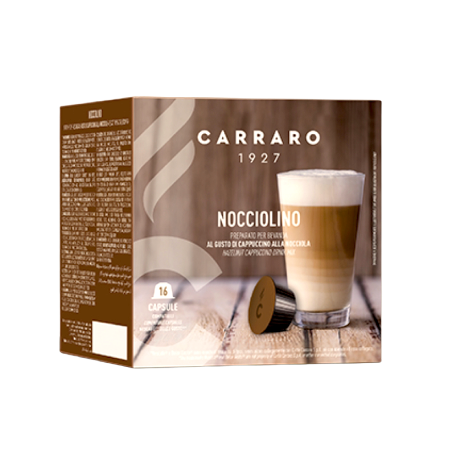Dolce Gusto Hazelnut cappuccino Carraro