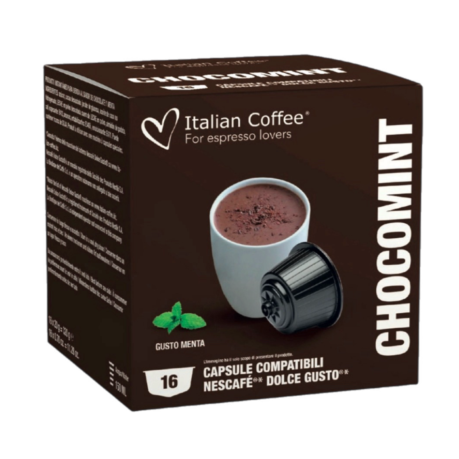 Italian Coffee Dolce Gusto ChokoMint Топло ЧОКОЛАДО (After Eight вкус) x16капсули