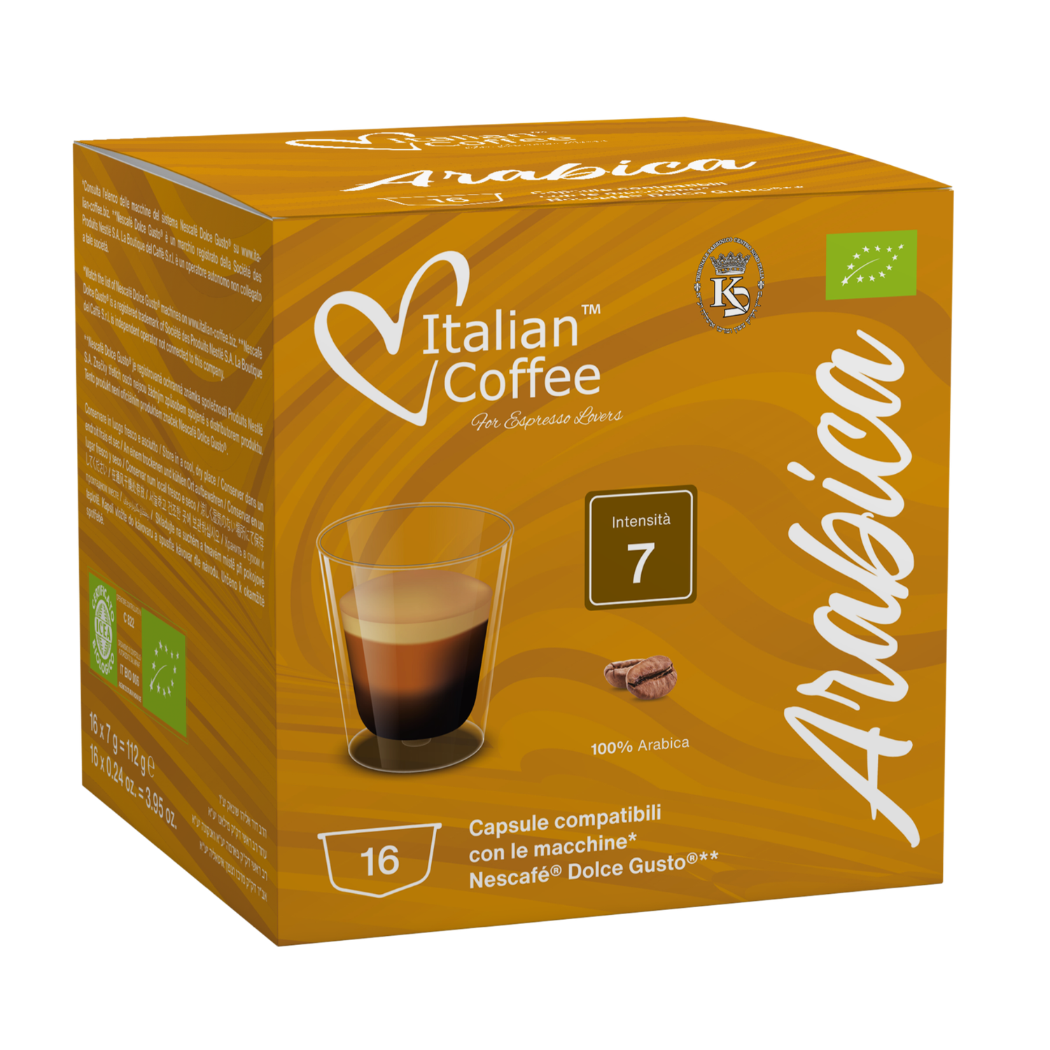 Italian Coffeе Dolce Gusto 100% Arabica x16 капсули