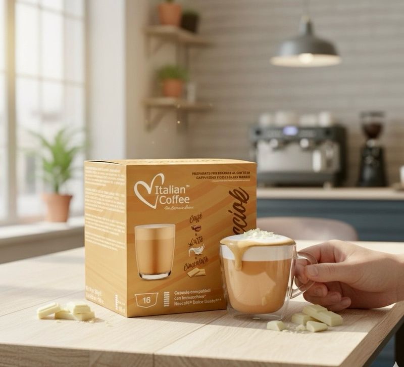 Italian Coffee Dolce Gusto Cappuciok CAPPUCCINO | latte со Бело Чоколадо х16