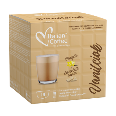 Italian Coffee™️ Dolce Gusto Топло БЕЛО ЧОКОЛАДО со ванила x16капсули