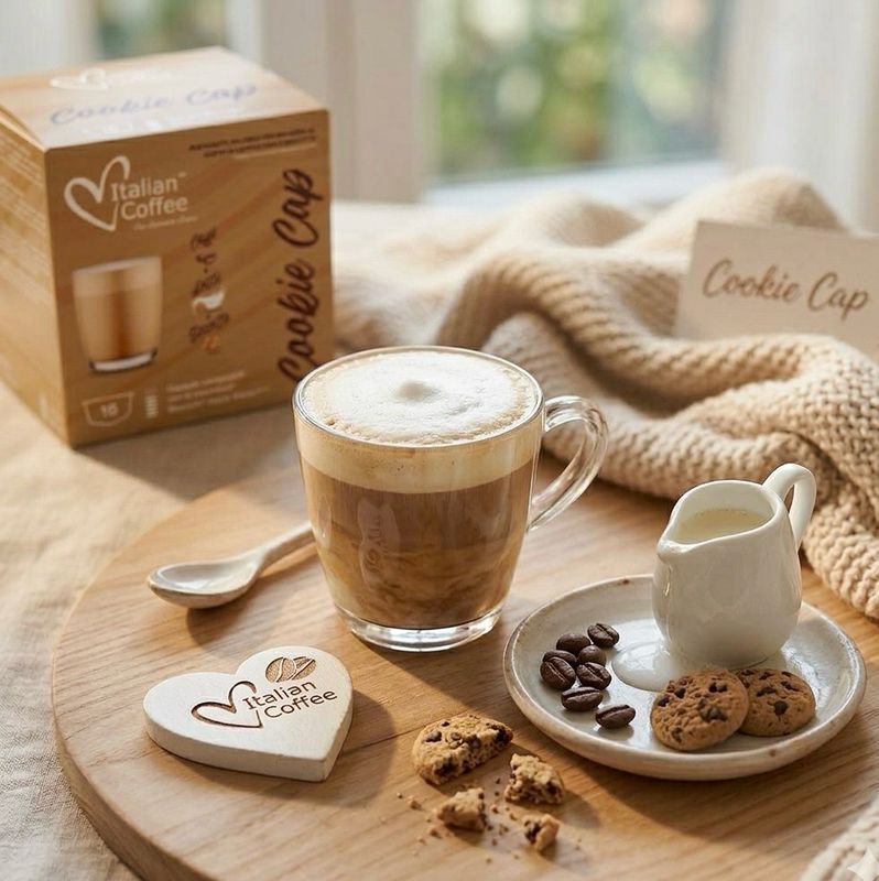 Italian Coffee Dolce Gusto COOKIES Cappuccino/latte x16 капсули