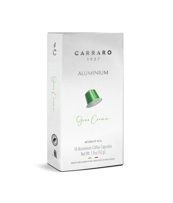 Carraro Nespresso Gran Cremа еспресо Aluminum x10 капсули Nespresso Gran Crema Carraro