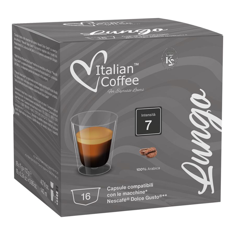 Italian Coffee Dolce Gusto Lungo 16 капсули