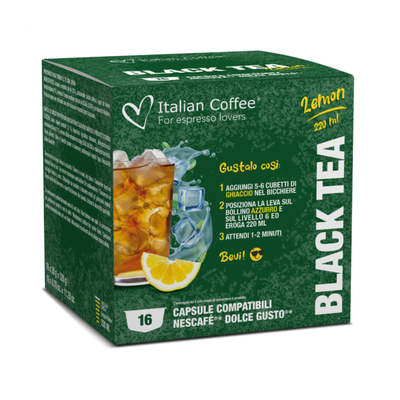 Italian Coffee Dolce Gusto Black Iced Tea Lemon x16 капсули