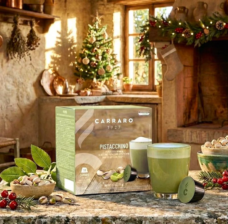 Carraro 1927 PISTACHIO Cappuccino/latte x16 капсули
