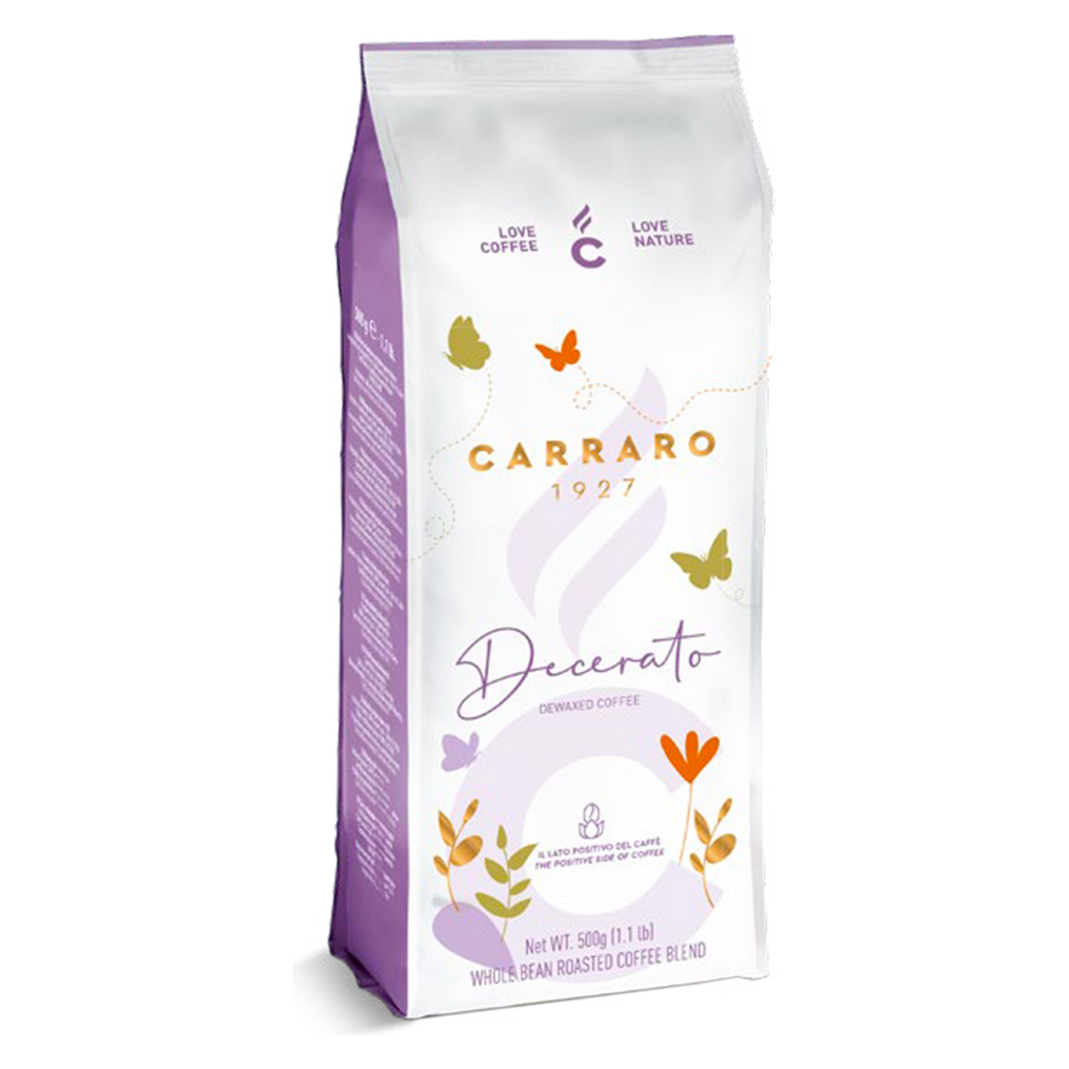 Carraro Arabica Decerato зрно 500 грама