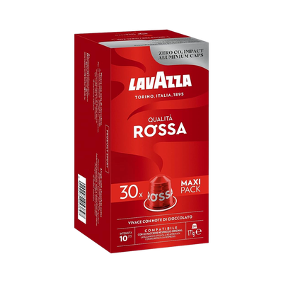 Lavazza QUALITÀ ROSSA | Nespresso® Aluminium еспресо x30 капсули Lavazza Nespresso kapsuli Rossa