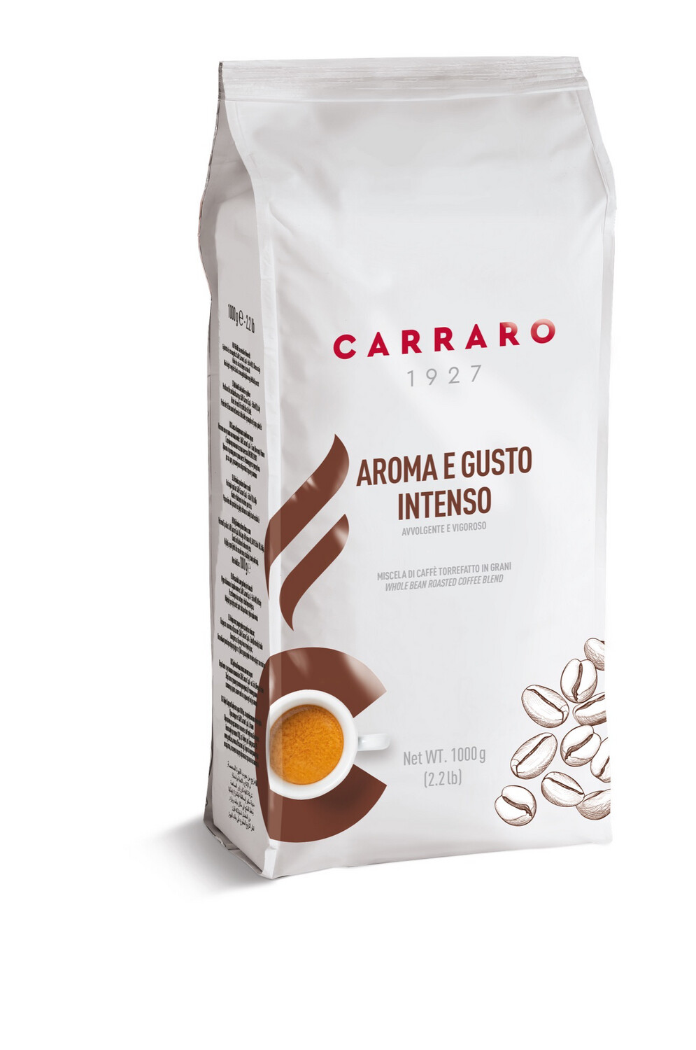 Еспресо зрно | Carraro Aroma e Gusto espresso | UTZ certified​​​

